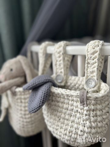 Подвесная корзинка/органайзер для детской кроватки