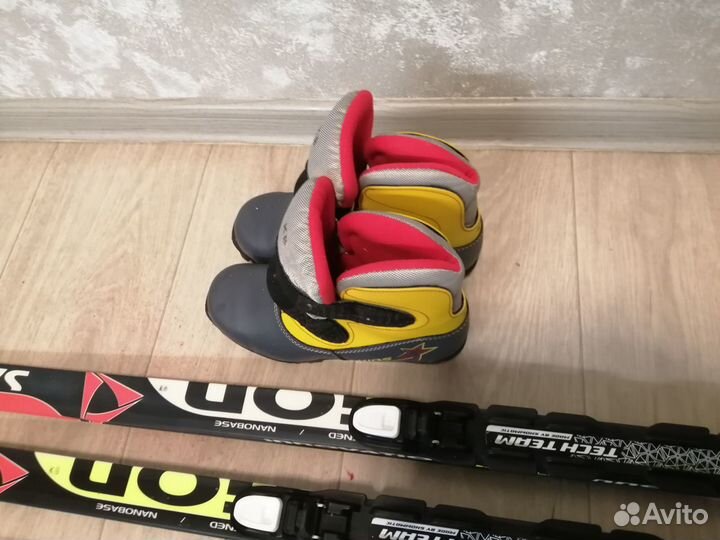 Лыжи беговые детские 170 с ботинками