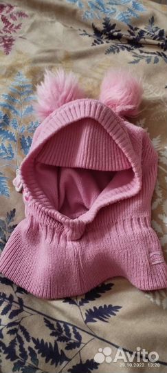 Шапка шлем для девочки