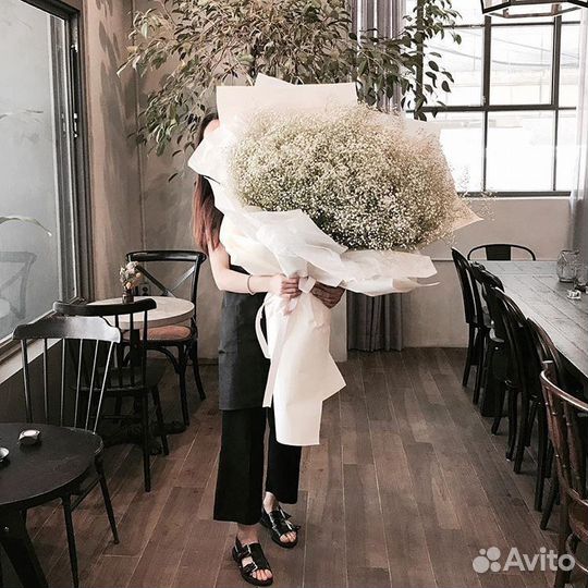 Букеты гиганты гипсофила. Цветы с доставкой