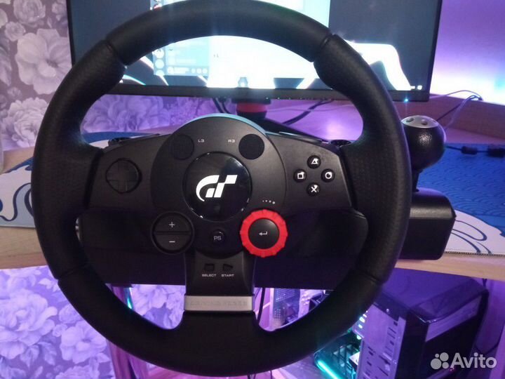 Руль logitech driving force gt