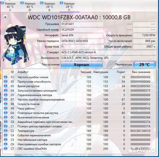 Жесткий диск WD Black 10 tb