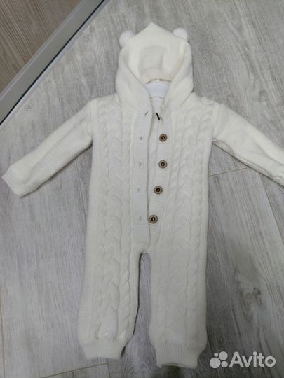 Комбинезон для малыша утеплённый 62р