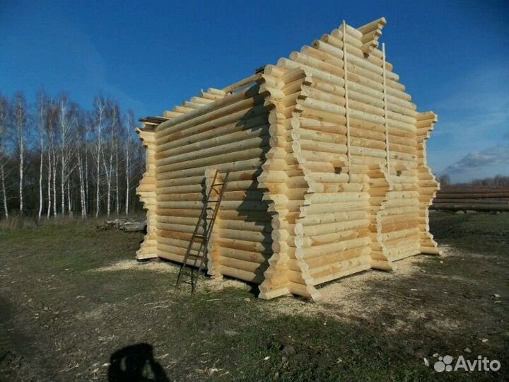 Сруб бани 6на3