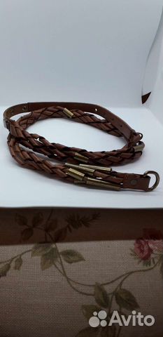 Ремень женский кожаный. Ручная работа. Италия