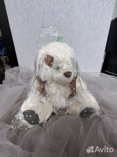 Плюшевый медведь игрушка подарок на 14 февраля