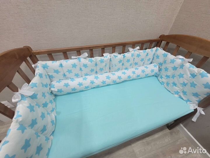 Бортики-заборчики в детскую кроватку