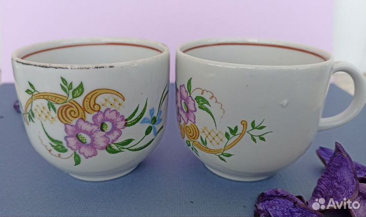 Кофейный набор (чашки с блюдцами)