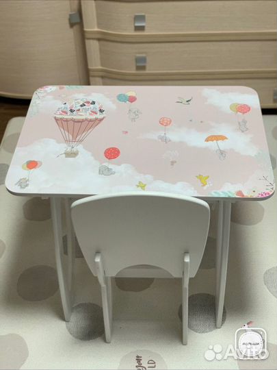 Детский стол и стул новый