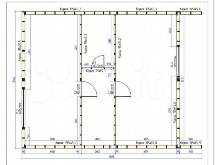Дом 188 м² на участке 15 сот.