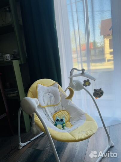 Детские электронные качели для новорожденных