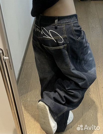 Джинсы широкие sk8 y2k