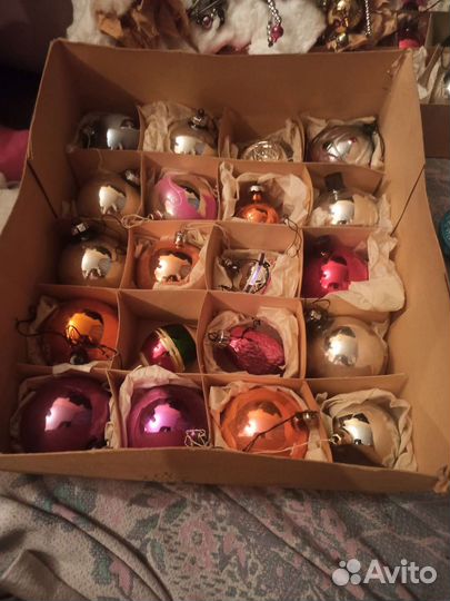 Набор елочных игрушек СССР