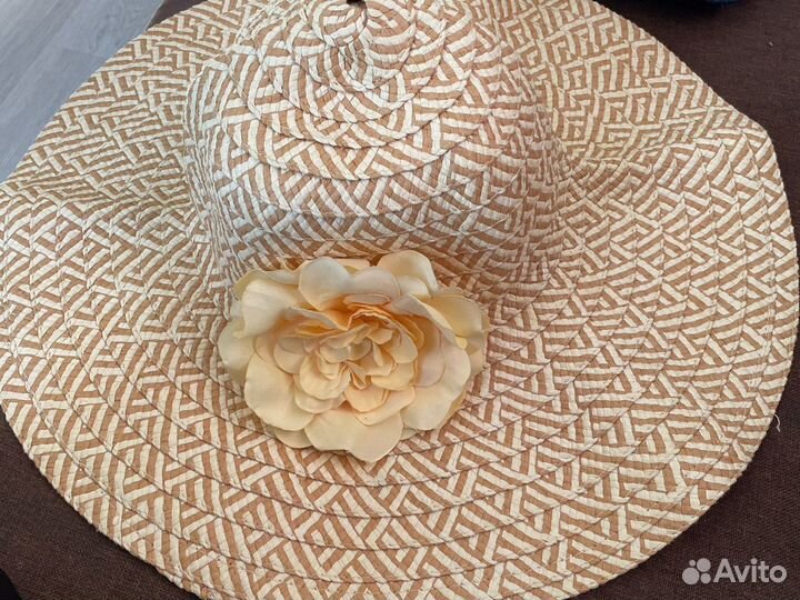 Шляпа с полями соломенная Alessandro frenza