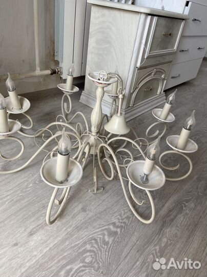 Люстра кованая