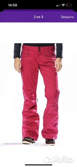 Сноубордические штаны женские roxy