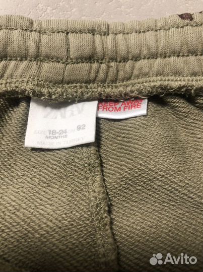 Брючки Zara 92, брюки 92, пижама h&m