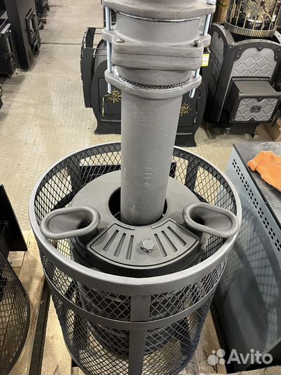 Банная печь гефест Искандер зк 25(М) Ураган