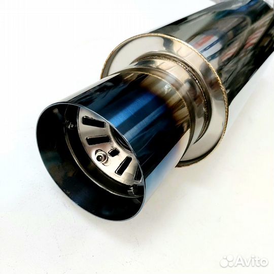 Глушитель банка бочка прямоток универсальный