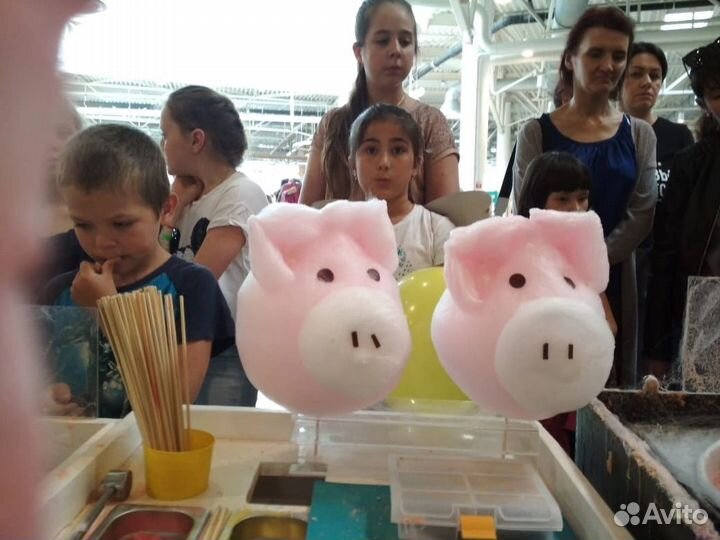 Фигурная сладкая вата на ваш праздник С выездом