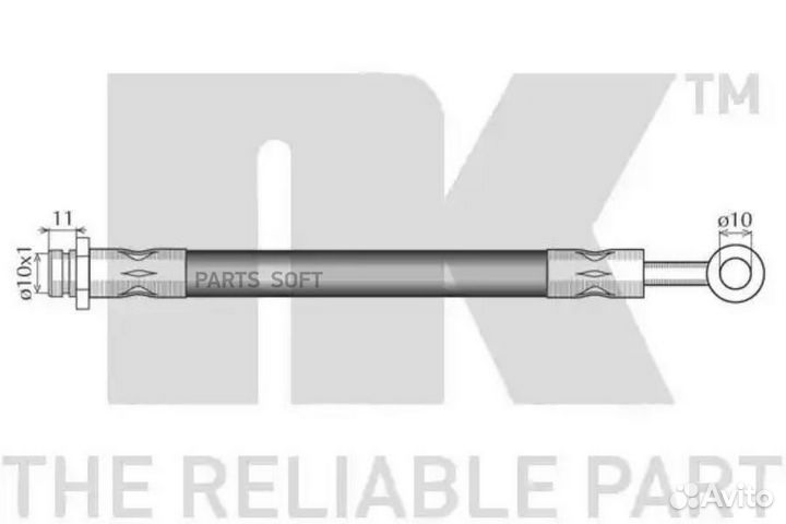 NK 855015 Шланг тормозной