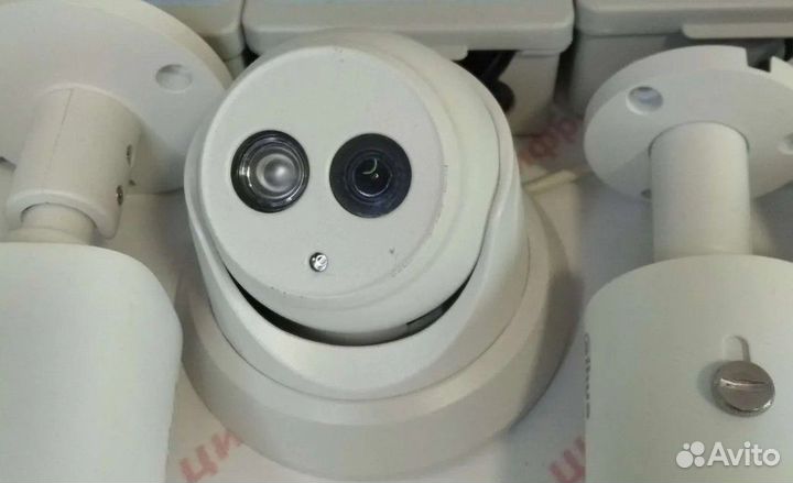 Комплект видеонаблюдения PoE с микрофоном