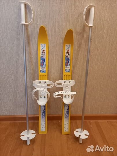Лыжи детские пластиковые