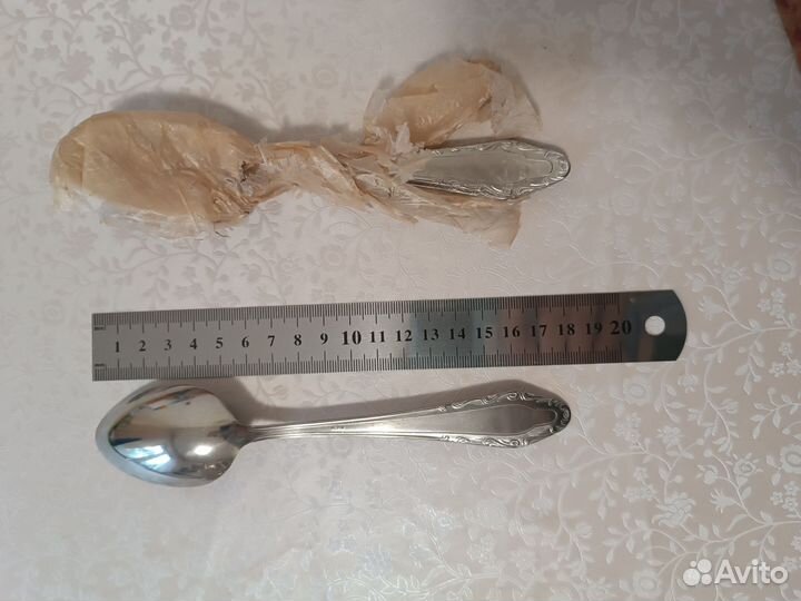 Ложки десертные пламя новые