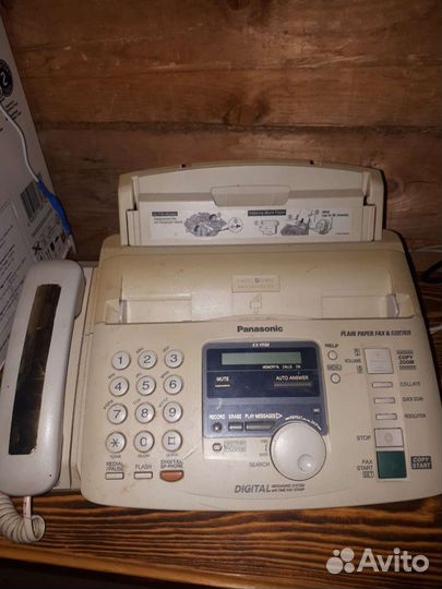 Факс panasonic kx- fp88rs, в отличном состоянии