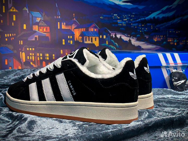 Кроссовки мужские зимние adidas campus