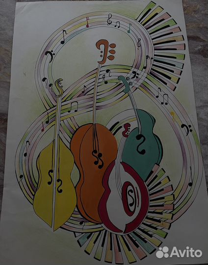 Рисунок, плакат, поделка в садик/школу