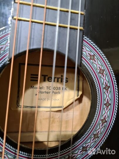 Гитара terris TC-038 BK Starter Pack