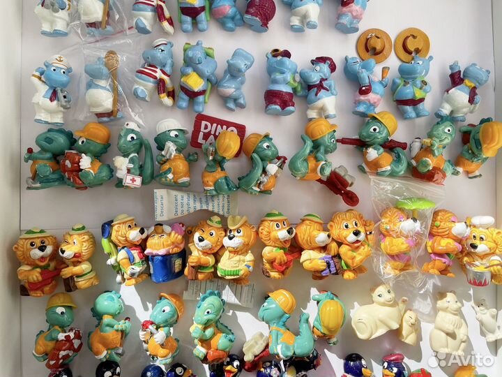 Киндер сюрприз 90х львы бегемоты акулы пингвины