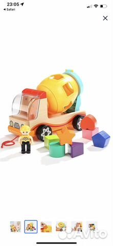 Деревянная машинка сортер elc