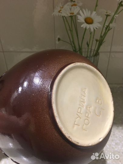 Ваза керамическая ручной работы