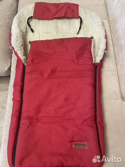 Зимний конверт в коляску Womar