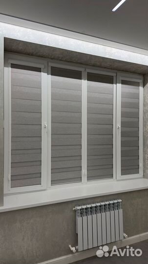 Жалюзи день-ночь / зебра / блэкаут / рулонные штор