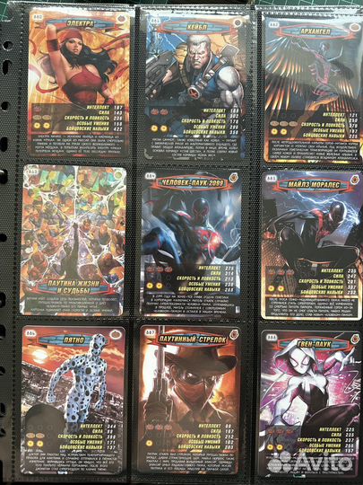 Карточки Человек-паук 