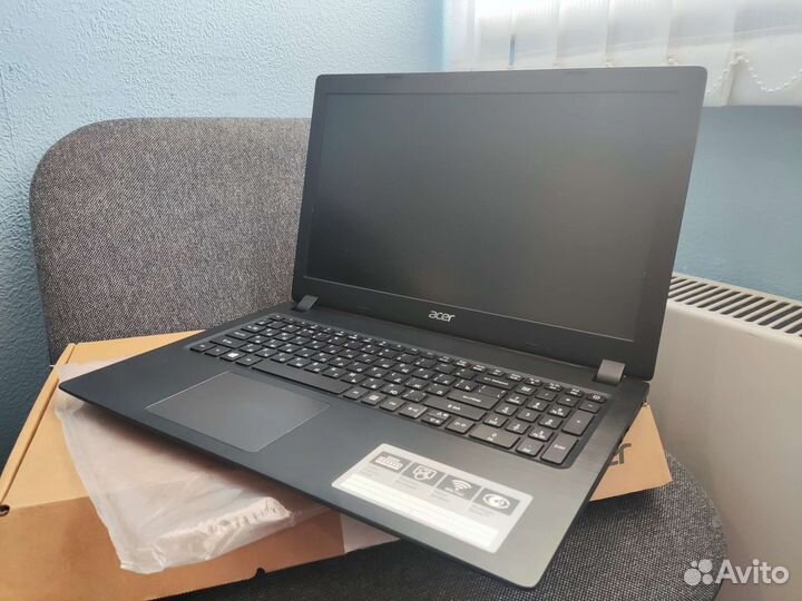 Новый мощный тонкий Acer Amd/DDR4 8GB/SSD 256GB