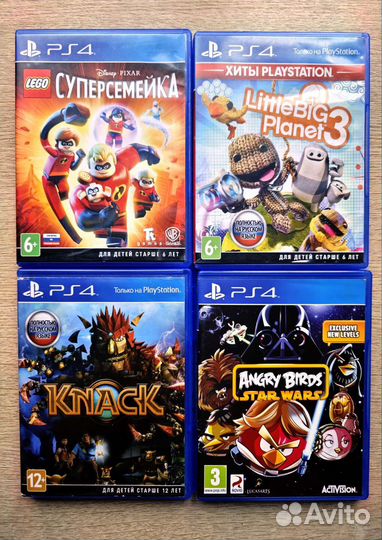 Игры для приставок ps4