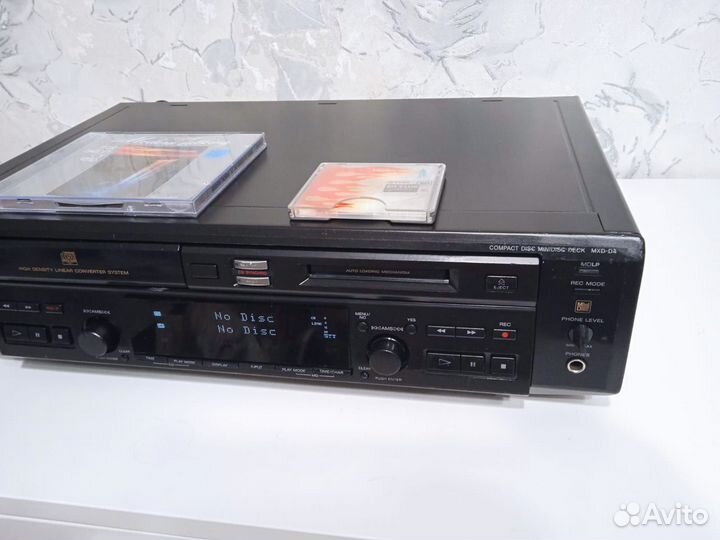 CD minidisc deck Sony MXD-D4