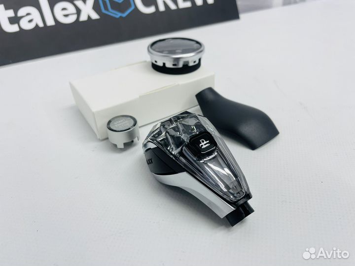 Хрустальная ручка АКПП BMW G30 М Триколор
