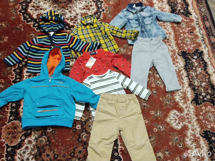 Детские вещи пакетом на мальчика 86 92