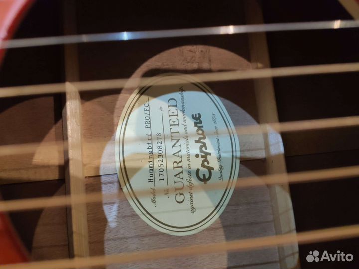 Акустическая Гитара Epiphone Hummingbird pro