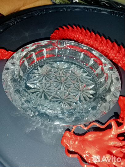 Хрустальная пепельница