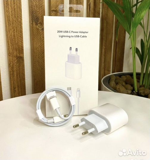 Быстрая зарядка iPhone 20W USB-C