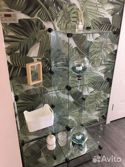 Стеклянная витрина сборная