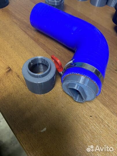 Адаптер для канала, чистка грецким орехом