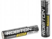 Батарейка robiton Lithium Winner FR03/AAA