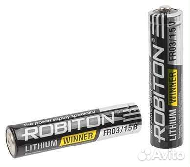 Батарейка robiton Lithium Winner FR03/AAA